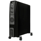 ZILAN Uljani radijator 2500+400W 11 rebara crni