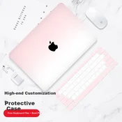 DiYiGongFang Zaštitna maska za Apple MacBook Air 15.3 M2/M3/M4/M5, Roze