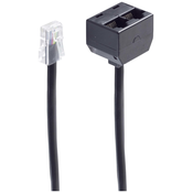 Shiverpeaks Shiverpeaks ISDN adapter [1x RJ45 vtič 8p4c - 2x RJ45 vtičnica 8p4c] 0.15 m črna, (20411199)