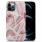 Ovitek za iPhone 12 Pro Max | Rožnati marmor