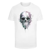 Mister Tee Majica Colorful Skull jelka/mauve/črna/bela