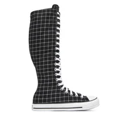 Modne superge Converse Chuck Taylor All Star XXHi Plaid A13019C Črna