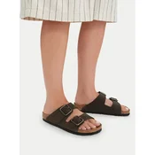 Birkenstock Natikači Arizona Wire Buckle 1032764 Temno bež