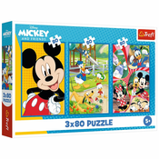 Disney: Mikijeva ekipa 3x80-delna sestavljanka - Trefl