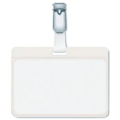 DURABLE IDENTIFIKACIJSKE KARTICE 60X90MM (8003), 25 KOS, SPONKA KROKODIL