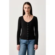 Levis kardigan ženski bombaž z elastanom AUSTEN BUTTON THROUGH LS