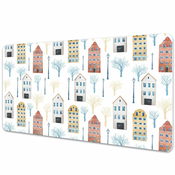 Decormat Podloga za pisalno mizo Buildings 120x60 cm