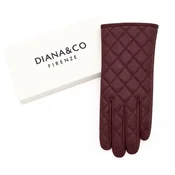 Rokavice LS COLLECTION Diana - vijolične, v darilni embalaži