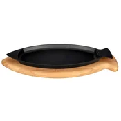 Cast iron tray for fish, 20 x 32 cm, LAVA
