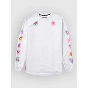 Loose Riders Candy Hearts Long Sleeve Jersey white
