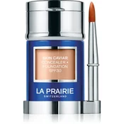 La Prairie Skin Caviar Concealer Foundation puder in korektor SPF 30 odtenek Creme Peche N-10 30 ml