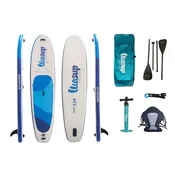 Wasup 116 napihljiv sup z veslom, 350 x 84 x 15 cm, bel/moder