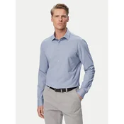 Calvin Klein Srajca LV019EU146 Modra Slim Fit