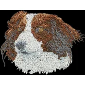 shumee Kooikerhondje - našitek v obliki psa, vezeni našitek, edinstvena dekoracija nahrbtnika Art-Dog