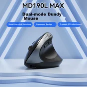 B.O.W Bežicni miš, 2.4GHz, Bluetooth, Sivo-crni