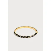 Ted Baker Zapestnica Twist Enamel Hinged Bangle zlata/črna