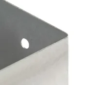Vidaxl vidaXL Podstavki za stebre, 4 kosi, pocinkana kovina, 141 mm
