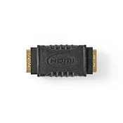 Nedis HDMI adapter/ HDMI vtičnica - HDMI vtičnica/ pozlačeni konektorji/ ravni/ črni/ škatla