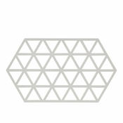 Svetlo siva silikonska podloga za vroče lonce Zone Triangles
