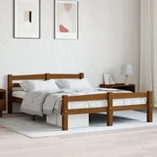 Okvir za krevet od masivne borovine boja meda 120 x 200 cm