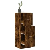 Ormaric za lijekove boja dimljenog hrasta 40x41x118 cm drveni