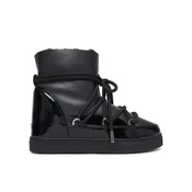 Inuikii Škornji za sneg Gloss Wedge 1001.004.0052.000 Črna