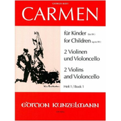 BIZET:CARMEN 2 VIOLINS AND VIOLONCELLO BOOK 1