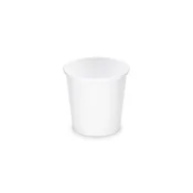 Papirnati lonček (FSC Mix/PE) bel O62mm 110ml `0.08L/4oz/XS` [50 kosov]