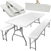 Gardlov sklopivi vrtni stol 180 cm i 2 klupe