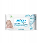 shumee Jelp Baby 0+ vlažni robčki za občutljivo kožo 99,9 % vode 64 kosov