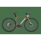 RINOS Odin1.0 Carbon cestno kolo Shimano SORA R3000 kolesarsko kolo iz ogljikovih vlaken, zlata/rjava, 58 