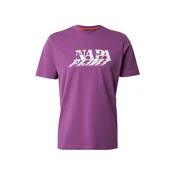 NAPAPIJRI Majica S-LODESTAR lila/bela
