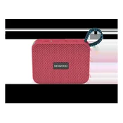 KENWOOD Bluetooth zvucnik AS-60BT-V/ crvena