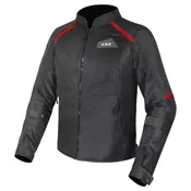 Ljetna motoristicka jakna LS2 Breeze, crna/crvena
