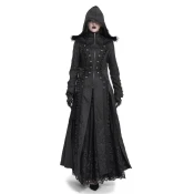 Ženski plašč DEVIL FASHION - Paisley Jacquard - ECT021
