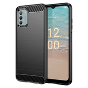 TPU gel ovitek Brushed Carbon za Nokia G42 - črn