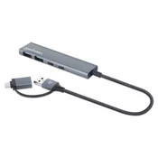 Manhattan MH 4-Port USB 3.0 Typ-C / Typ-A ( 0001394263 )