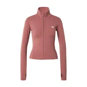ADIDAS ORIGINALS Jopa na zadrgo ESS burgund/bela