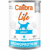 Calibra Dog Life Cons. Odrasli piščanec z rižem 400g
