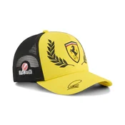 PUMA Scuderia Ferrari HP Replica UK Hamilton Trucker Cap, Accessories, Speed Yellow, OSFA
