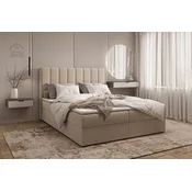 Boxspring postelja Paris - 140x200 cm - tkanine Manila