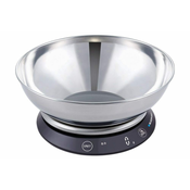 Blaupunkt Blaupunkt kuhinjske tehtnice s kovinsko posodo FKS602, natančnost do 1g, maksimalna obremenitev 5kg, vključene baterije