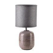 Mondex Namizna luč keramika MONDEX LETI 10x14x28,5 siva 1 kos, (5000208317)
