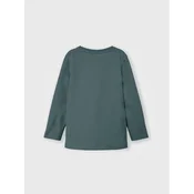 NAME IT Bluza 13206639 Zelena Regular Fit