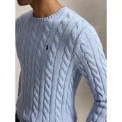Polo Ralph Lauren PULL COL ROND EN MAILLE TORSADEE Modra