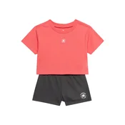 CONVERSE Komplet svetlo rdeča/črna/bela
