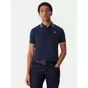 G-Star Raw Polo majica Dunda D17127-5864 Mornarsko modra Regular Fit