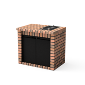 Movelar Volterra Modul - plinski gorilnik z vrati - Terracota