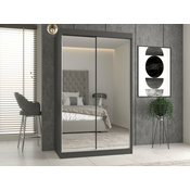 Ormar Mandeville 158 (Antracit) Antracit, 200x120x61cm, Porte guardarobaVrata ormari: Klizna vrata