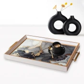 Aberto Design Poslužavnik TPB9869 50 x 29 x 3.5 cm, Šareni